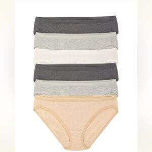 Felina organic cotton panties 6-pack